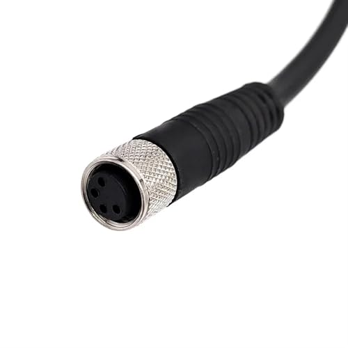 Cable conector M8 para reparar sensores industriales, conector macho de 3 pines y cable de 2 metros 6
