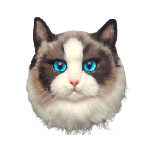 Image of MeowPick Needle Felting Kit with Cat Head Mold, Animals Needle Felting Set, DIY Wool Felt Materials Set with Felting Tool and Instruction for Quick Needle Felting Craft (Light-Colored Ragdoll)