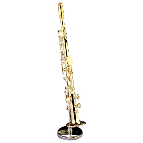 Saxophone miniature en bronze, une décoration de maison artistique à poser sur votre bureau
