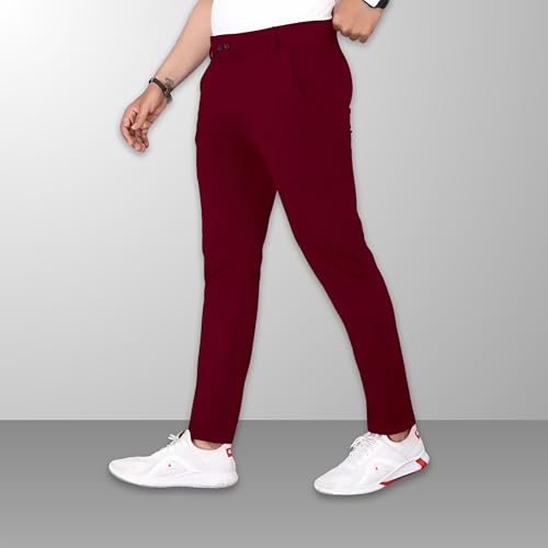Image of Men's Stylish Slim Fit Trousers for Office and Casual Wear | Versatile Men's Trousers | Ideal for Formal Events and Everyday Casual Wear