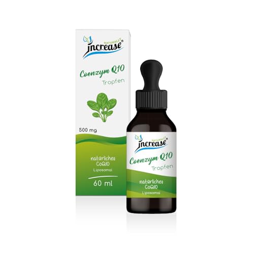 Coenzima liposomal Q10 gotas de alta dosis - (15.000 mg de coenzima Q10 por paquete) 500 mg de coenzima Q10 por dosis diaria - Aceite MCT - Alta biodisponibilidad