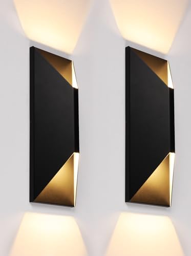 LEONLITE Dimmable LED Up Down Wall Light, 100-277V, CRI 90+, IP65...