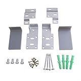 Support d'angle robuste : conçu pour les meubles lourds, ce support d'angle garantit que vos armoires murales sont solidement montées, offrant tranquillité d'esprit et stabilité.