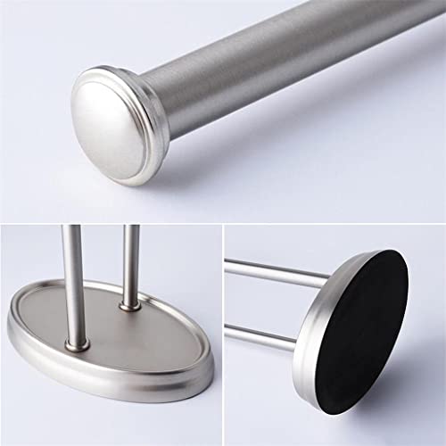 Towel Rails de acero inoxidable rack doble barra vertical de baño 3