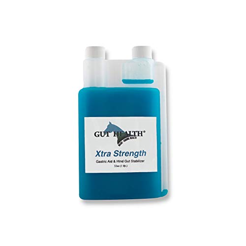 Gut Health Horse Feed Supplement - Xtra Strength Top Dress (1 Quart) - Ulcer Aid for Horses That Promotes Improved Mood, Coat, Hoof Growth, and Weight Gain