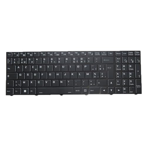 Clavier haut de gamme pour CLEVO PD50PNN rétroéclairé noir