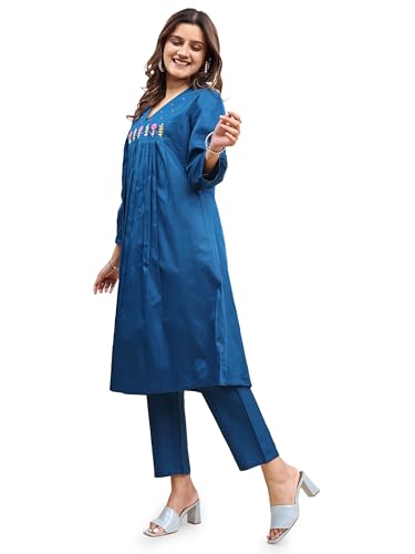 Tunique femme Womanista vert bleu 38 pour gommer les imperfections