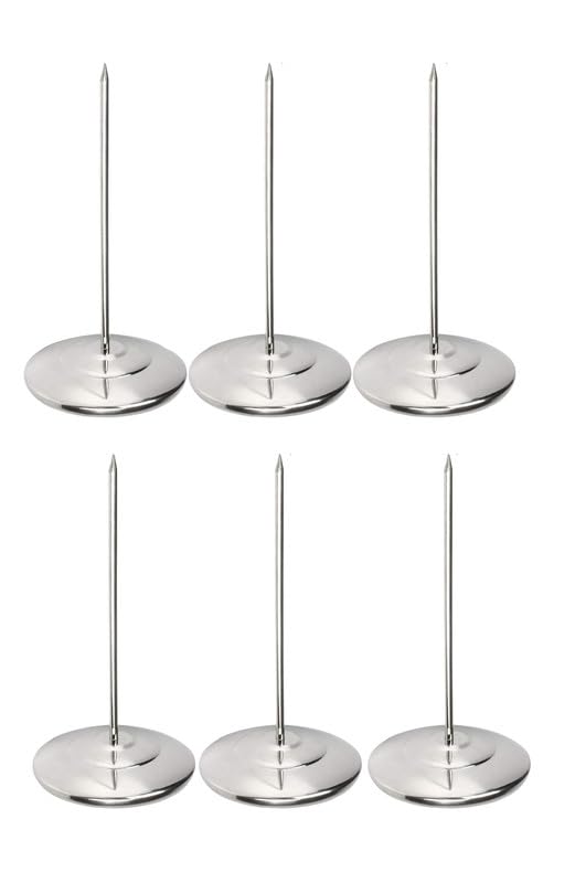 PAUL SONS Hospitality Stainless Steel Check Spindle Bill Fork, Receipt ...