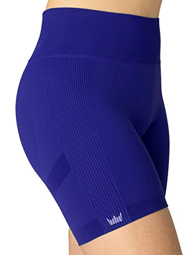 SHEFIT Seamless Shorts, Athletic Shorts for Women, Sodalite Blue, Large (Luxe)