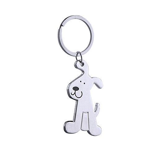Preisvergleich Produktbild jingyuu Schlüsselanhänger Hund Metall Legierung Schlüsselanhänger Anhänger Legierung Schlüsselanhänger Anhänger für Schlüssel