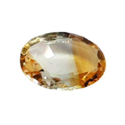 Citrine naturelle Sunhela jaune clair 4,25 Ratti certifiée laboratoire