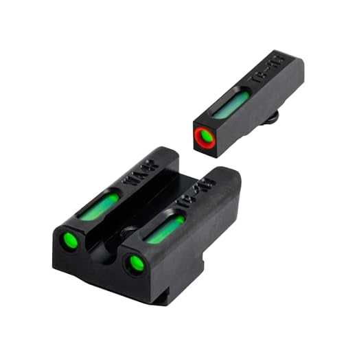TRUGLO TG13WA4PC TFX Pro Tritium/Fiber Handgun Sight - Walther PPS/M2
