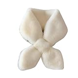 [lalarimi] 保温ストール【ファーストール】 抜け毛なし ウサギ毛風 韓国風デザイン 冬の贈り物 レディース用 無地 おしゃれ あったか 対応