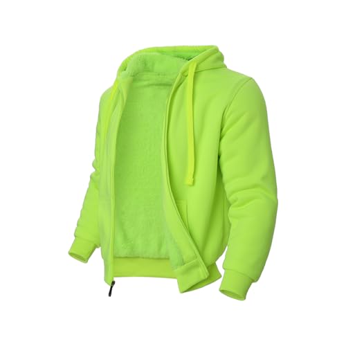 Image of TanBridge Sherpa Fleece Lined Hoodie Big and Tall Plaid Flannel Jacket Winter Coats for Men Zip Up Winter Warm Sweatshirts