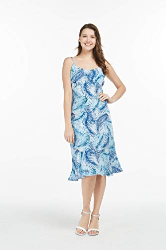 Image of Hawaii Hangover Family Matching Hawaiian Clothes, Simply Blue Leaves | Family matching Hawaiian outfits, Simply Blue Leaves, lightweight rayon, machine washable, tropical leaf print, luaus