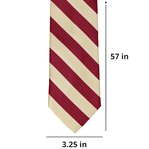 Image of tiemart Men's Striped Tie Standard Length