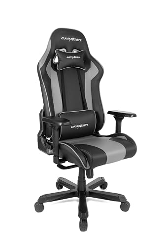 Robas Lund K99 Silla De Gaming, Cuero Sintético, Negro Y Gris, B H T: 70 133-140 70 Cm Robas Lund K99 Silla De Gaming, Cuero Sintético, Negro Y Gris, B H T: 70 133-140 70 Cm