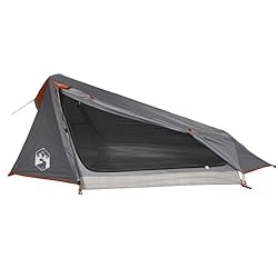 vidaXL Tienda de campaña túnel 1 Persona Impermeab...: Esta tienda de acampada, con un aspecto moderno, te protege de las inclemencias del tiempo, y te proporciona un lugar acogedor para tus aventuras en cualquier lugar. 【Diseño impermeable integral:】 Esta tienda de campaña, hecha de poliéster con revest...