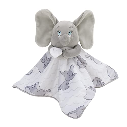 Image of Disney Dumbo White and Grey Lovey Security Blanket