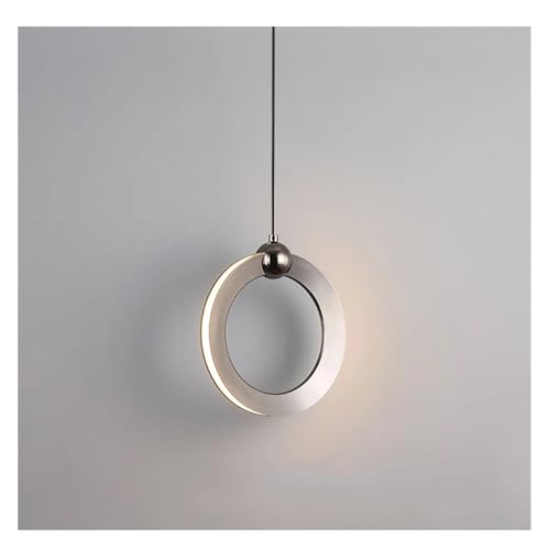 Luminaire suspendu à LED moderne en anneau pour salon et chambre