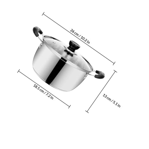 Casserole inox durable avec double poignée ergonomique intégrée - 3
