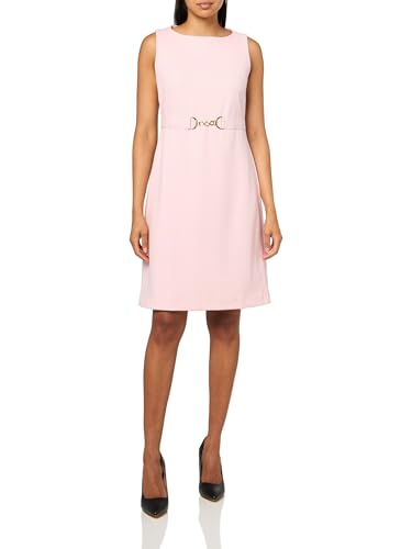 Anne Klein Damen Sleeveless, Belted A-line Dress Lässiges Kleid, Tutu Pink, 40