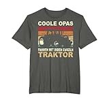Traktor Fahren Vatertag Stolzer Opa Enkel
