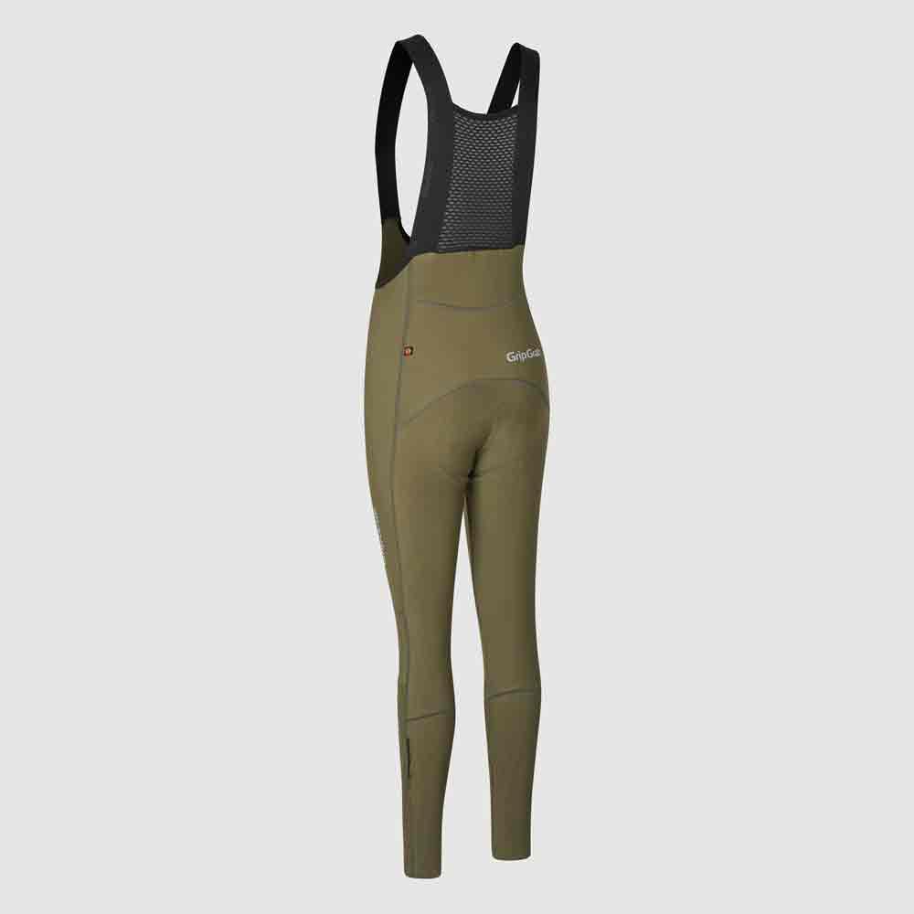 GripGrab PACR Thermo Bib Tights damskie zimowe spodnie wyścigowe MTB Gravel Bike spodnie rowerowe długie z wyściółką spodnie rowerowe