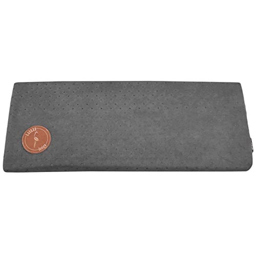 Z4L WauWau Haustier Fensterbank Cleo 50cm x 20cm grau gesteppt