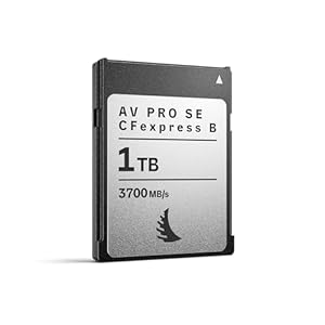 Angelbird AV PRO SE CFexpress B v4 MK2 1TB – Typ B Speicherkarte, 3700MB/s Lesen, 2300MB/s Schreiben, Stable Stream™, 12K RAW, Thermisch geschützt, stoßfest, Staub- und feuchtigkeitsresistent