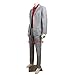 Kiryu Kazuma Cosplay Outfit Adult Halloween Full Set Uniforms Suits cos Clothes (Male L)
