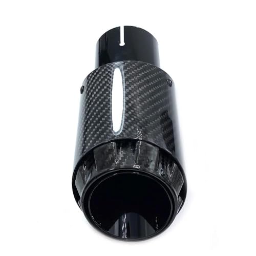 Silenciador de escape de alta calidad con carbono brillante universal 2