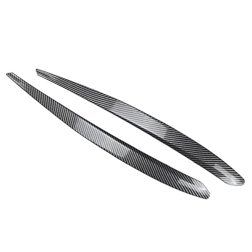 Paupières de phares pour Skoda Superb B8 2015-2019 noir brillant