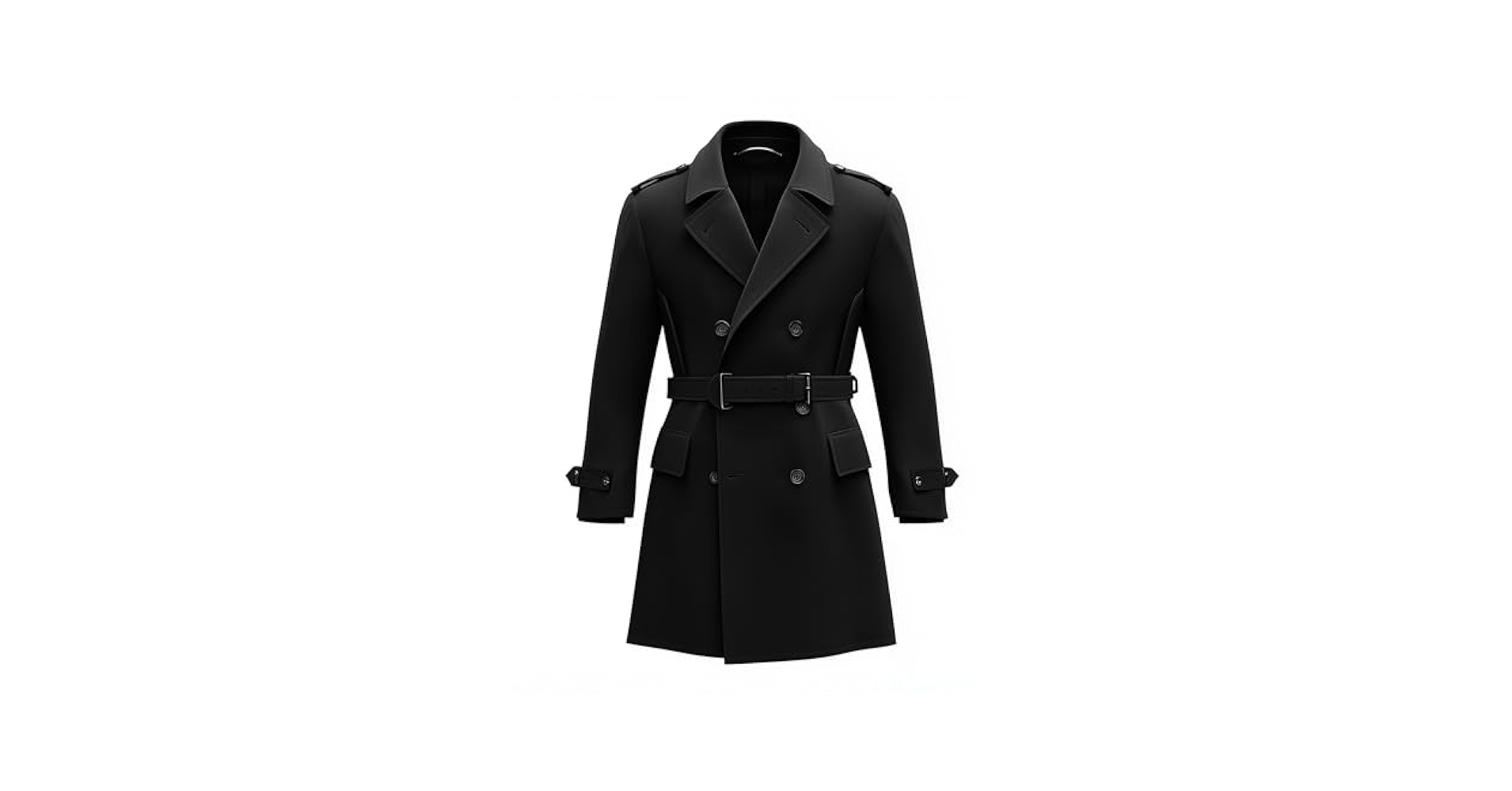 ジャケット・アウター ancellm DOUBLE-BREASTED COAT(BLACK) ancellm DOUBLE-BREASTED COAT(BLACK)