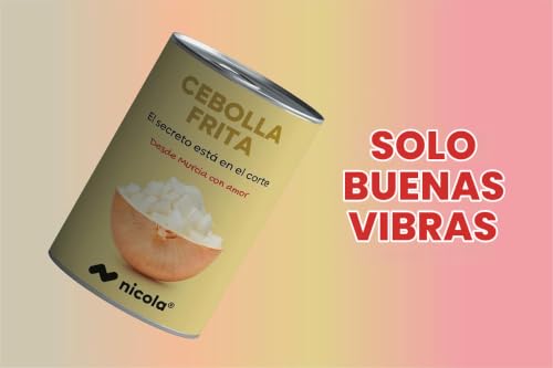 Miniatura 5 de Nicola Cebolla Frita De Murcia, 500g, Sin Conservantes, Sin Gluten, Pack De 12 Unidades