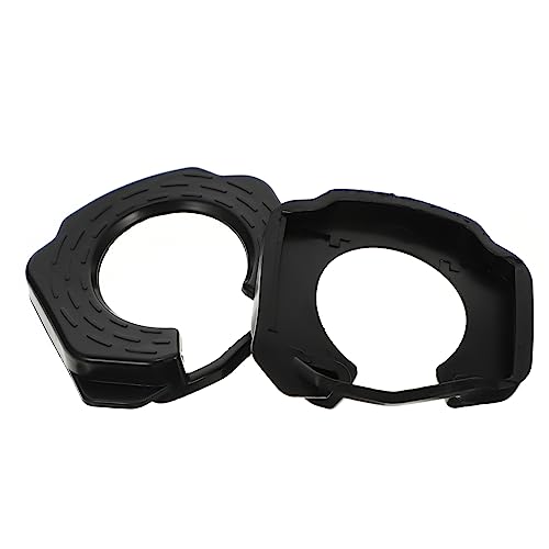 GALPADA 1 Pair Bike Shoe Protector Protective Bike Pedals Lock Bike Pedal Covers Bicycle Cycling Protection Code Clipless Cleat Covers Cleats for Mountain Bike Cleat Case Black Resin
