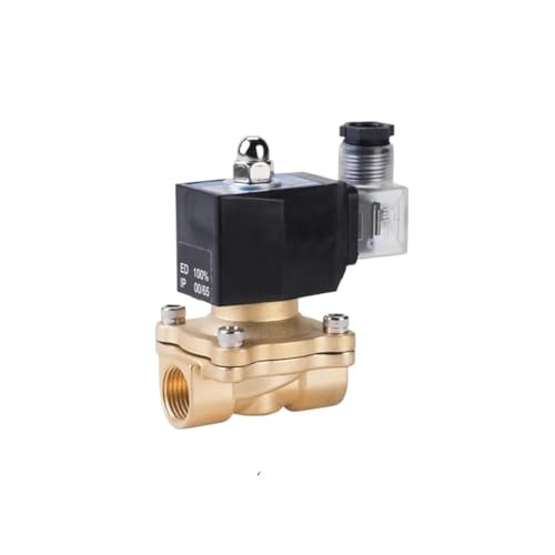 Válvula solenoide DN50 para evitar fugas de agua y aceite con cierre automático AC110V en latón 3