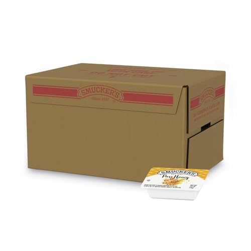Image of Smucker's Pure Honey, 1 /2 oz Plastic Portion Control Cup, 200 Count Case