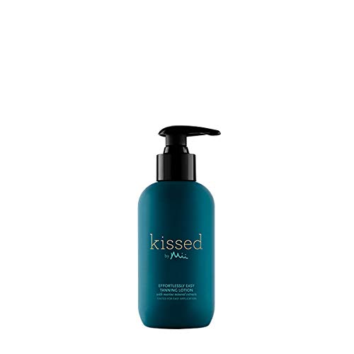 MiiCosmetics Kissed Effortlessly Easy Tanning Lotion, Hydrates Skin & Offers Flawless, Streak Free Tan, Light, 200ml