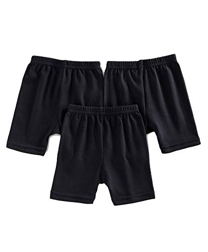 Image of Spandex Cotton Lycra Cycling Shorts for Girls & Kids - Age [ 3 Years to 12 Years ], Free One Pair Transparent Bra Strap