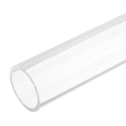 QUARKZMAN PVC Transparent Rohr klar 50 mm ID 60mm OD 305mm für Lampen und Laternen, Wasserkühlsystem