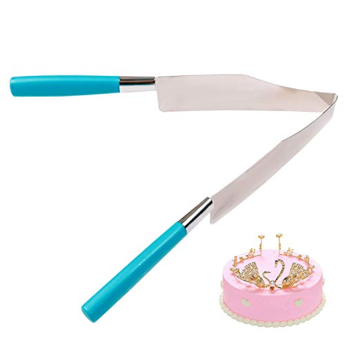 New Stainless Steel Cake Slicer, Cake Server Slicer Pie Knife Cake Pie,Tools Kitchen Utensils Plastic Gadget Perfect Presentation Cake