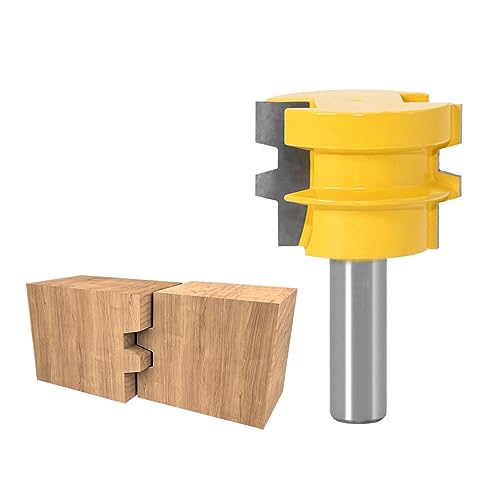 Broca portátil de 12 mm y 12,7 mm para suelos, lengua y enrutador, fresadora de inglete de madera, espiga para carpintería