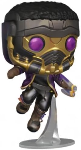 What If...? Funko Pop! T'Challa Star-Lord (Metallic) #871 - Image 2