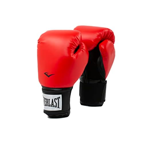 Everlast Unisex – Guantes de Boxeo para Adultos Pro Style 2 Guantes, Rojo, 12oz