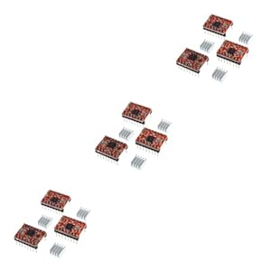Iplusmile A4988 Schrittmotortreiber Modul mit Kühlkörper 9Stück