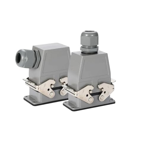 Conector HDC-HEE hermético contra polvo para automatización industrial duradera de 18 pines