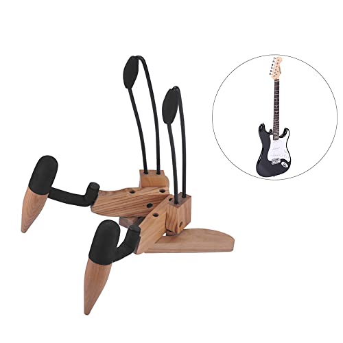 Daoco Support pliable en bois dur pour guitare électrique de couleur bois naturel - Les Beatles, Paul McCartney, John Lennon, RIngo Starr, George Harrison Daoco Support pliable en bois dur pour guitare électrique de couleur bois naturel – Image 4
