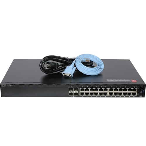 Dell N1124T-ON 24-Port 1GbE / 4-Port 10GbE Switch (Renewed)
