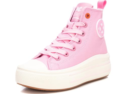 XTI - Zapatilla Cierre de Cremallera para niña, Color: Morado, Talla: 35